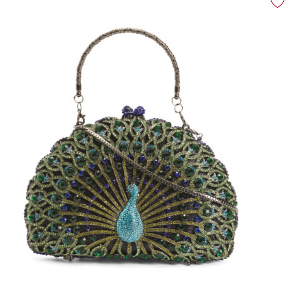 Natasha Peacock Elegant rhinestone| bag/clutch